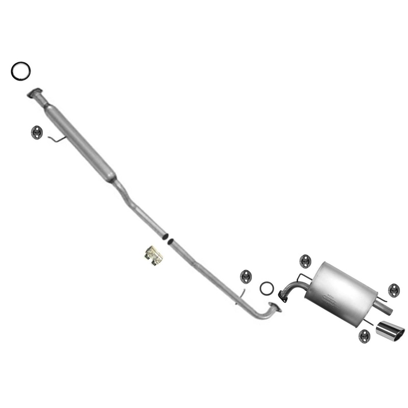Resonator & Muffler Exhaust System for Toyota Camry 2.4L 2.5L 2007-2011