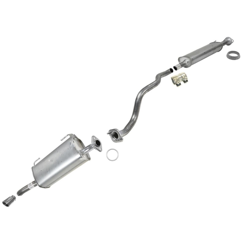 Resonator Muffler Pipe Gaskets Exhaust System For 2013-2016 Nissan Sentra 1.8L