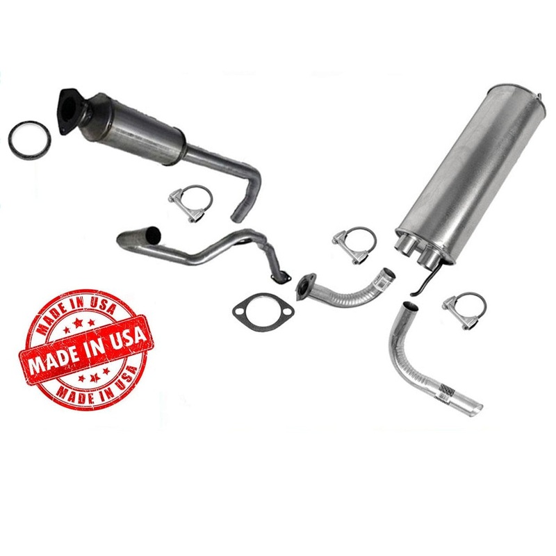 100% New Muffler Exhaust System for 97-2007 Chevrolet Malibu 3.1L V6 Made in USA