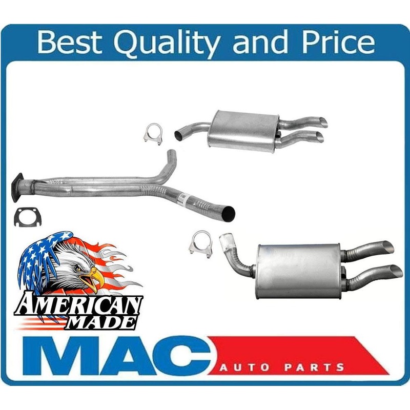 100% New Y Pipe Resonator and Mufflers MADE IN USA for Chevrolet Corvette 1985