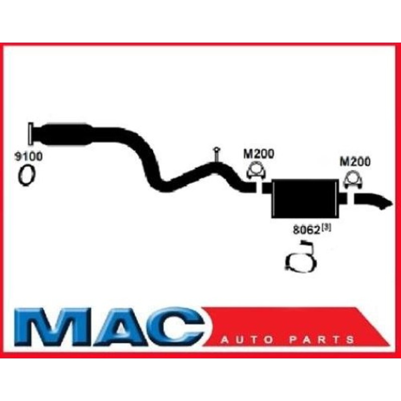 1995 Oldsmobile Achieva 3.1L Muffler Exhaust System