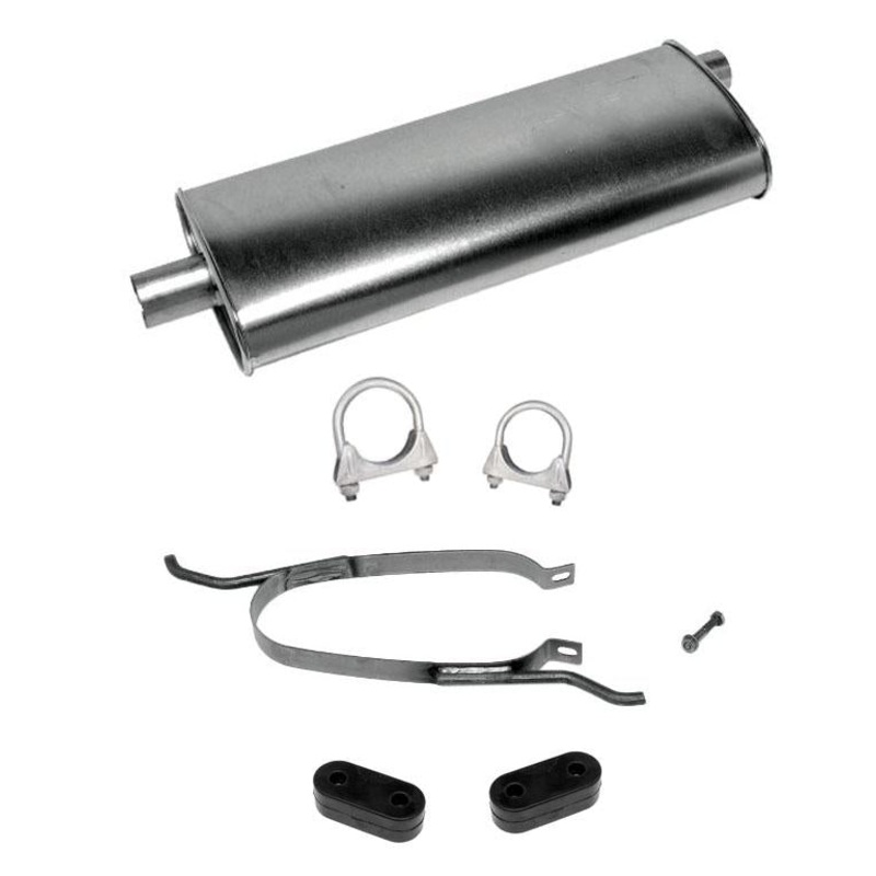 1996-2000 Dodge Grand Caravan Voyager Muffler With Bracket Clamps Supports