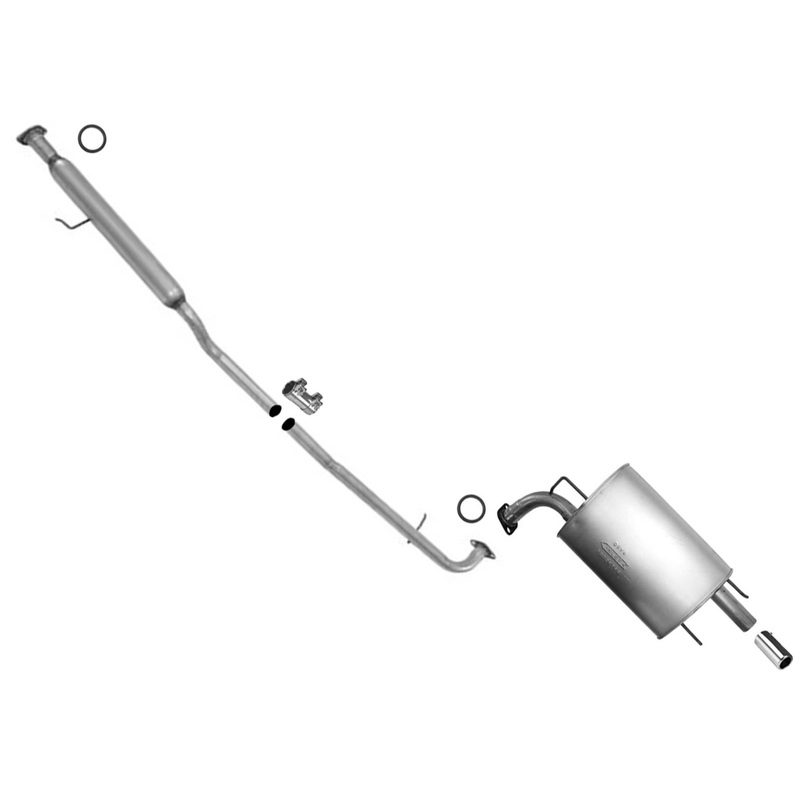 Brand New Middle Resonator and Rear Muffler For Toyota Camry JAPAN Built 07-11