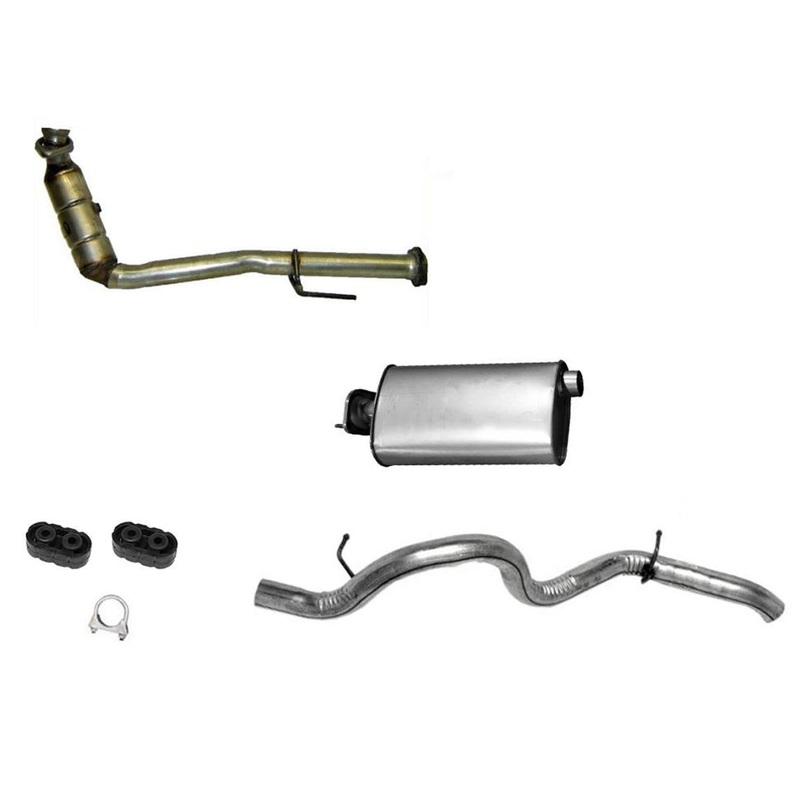 Catalytic Converter Exhaust Pipe Fits 05-06 Wrangler 2.4L With Muffler Tail Pipe