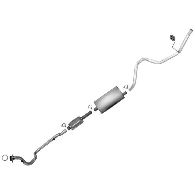 Catalytic Converter Muffler Tail Pipe for Jeep 1993 1994 1995 Grand Cherokee 4.0
