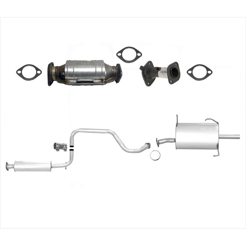 Converter O2 Port Pipe Resonator Muffler Fits for 1997 Nissan Maxima 3.0L