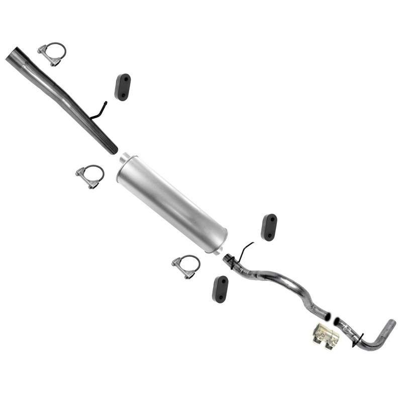 Exhaust System Ext Pipe Muffler Tail Pipe For 2005-2006 Ford E150 Van 4.6L