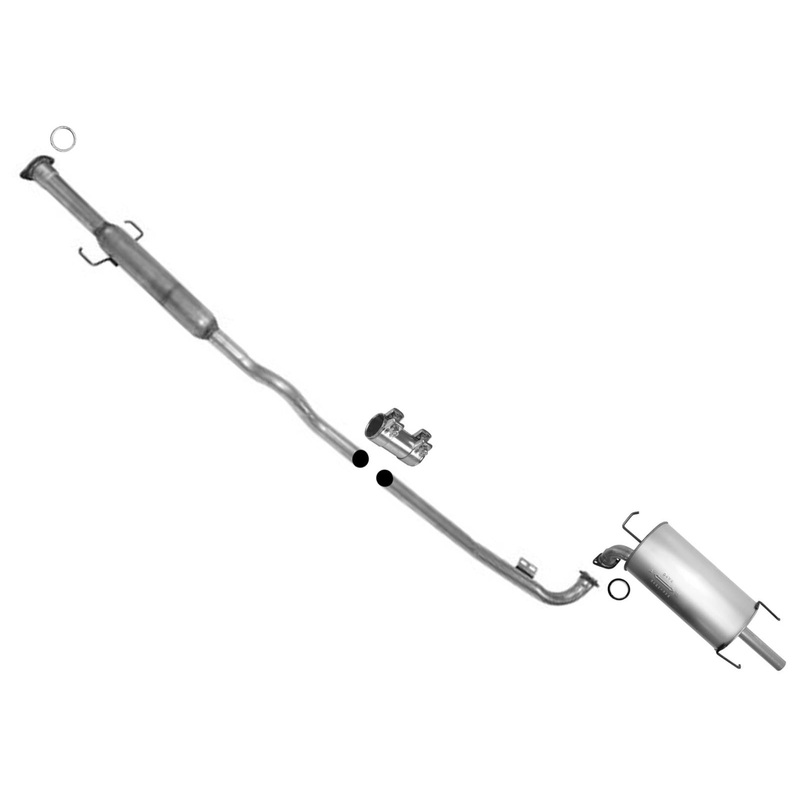 Exhaust System Extension Pipe Muffler For 04-08 Solara Convertible Only 3.3L V6