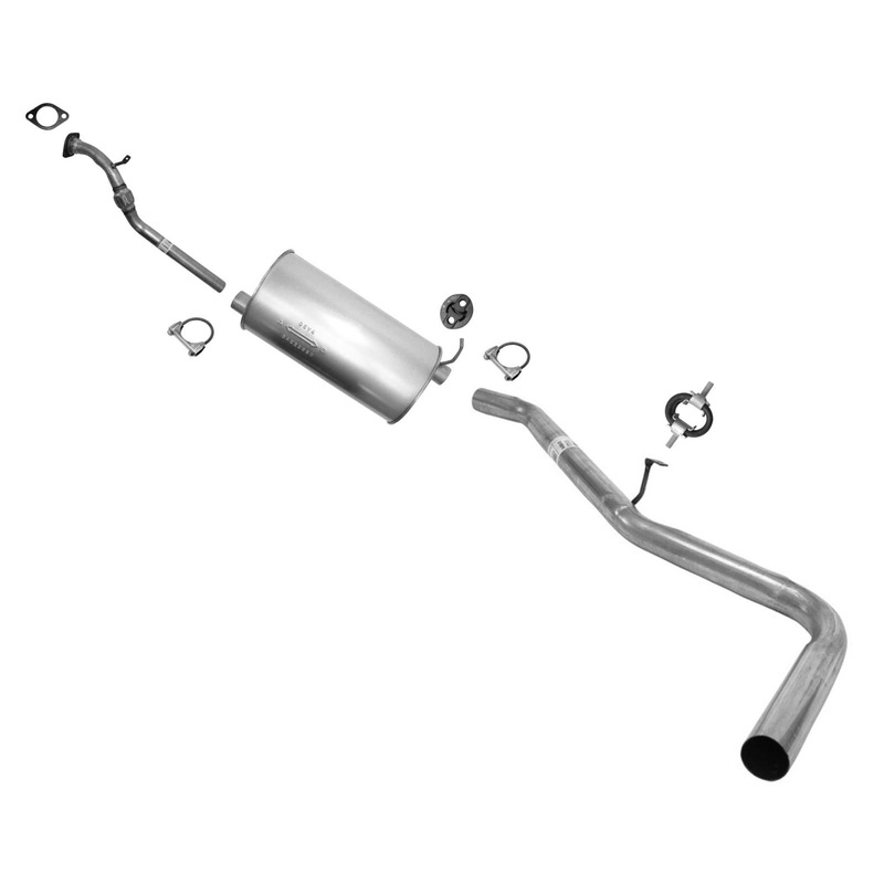 Exhaust System Muffler Tail Pipe for Nissan Frontier 2.4 01-04 Extended Cab Only