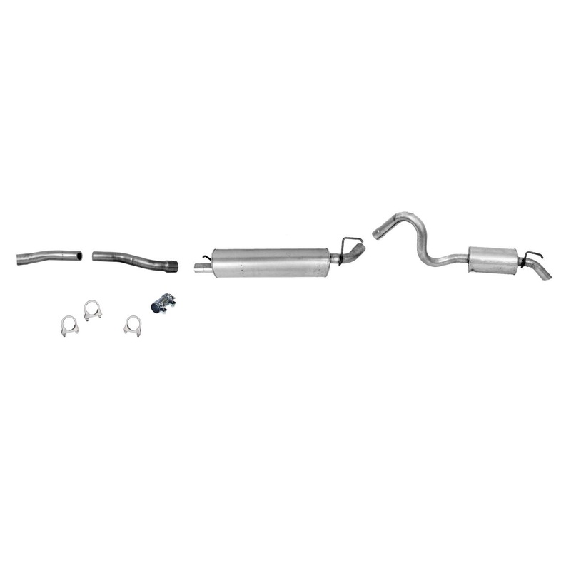 Fits 04-07 Dodge Durango 3.7L xhaust System Extension Pipe Resonator Muffler