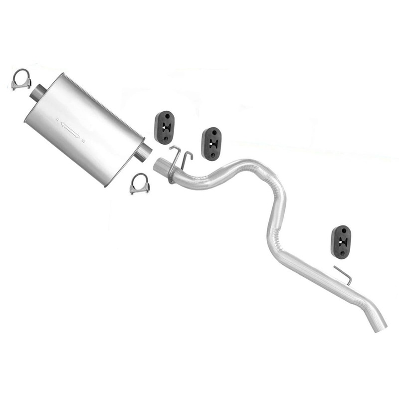 for 1993 1994 1995 Jeep Wrangler 2.5 4.0 Muffler Tail Pipe Exhaust System