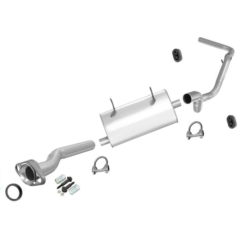 For Mazda B2300 2.5L 2002 2003 2004 112" Wheelbase Muffler Exhaust Pipe System