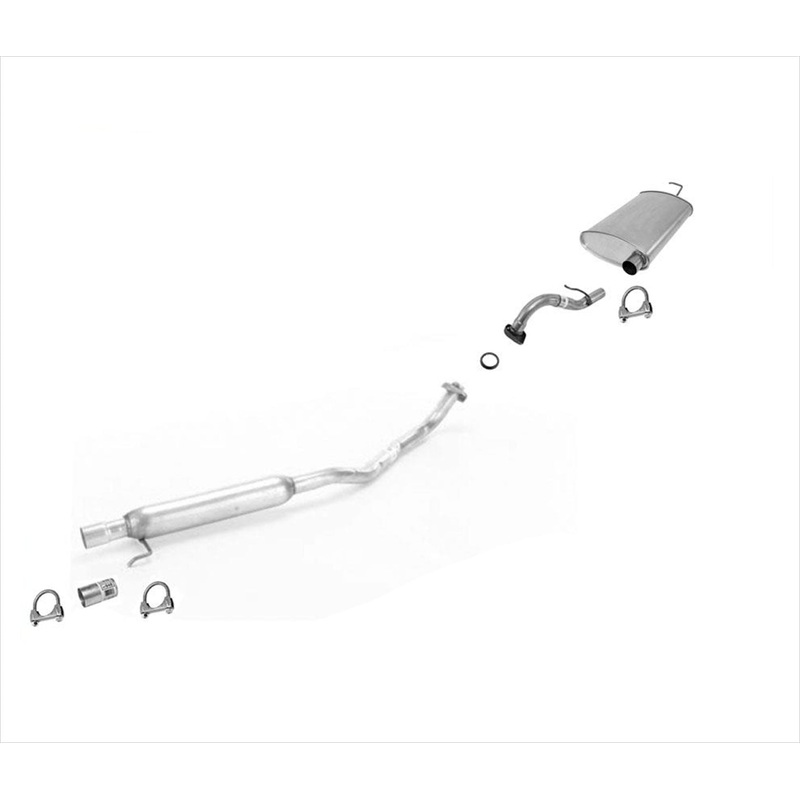 For Toyota Corolla 1.8L 2003-2004 Front Wheel Drive Resonator Pipe & Muffler