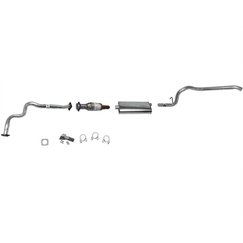 Front Pipe Catalytic Converter Muffler Tail Pipe For Jeep Cherokee 4.0L 87-90