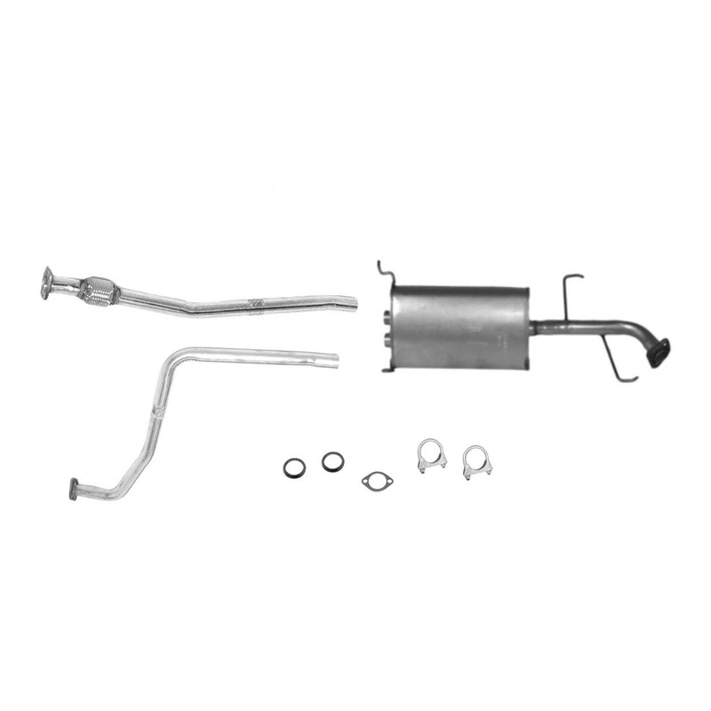 Mid Muffler H Pipe Flex Ext Pipe for 96-00 Nissan Pathfinder QX4 3.3 Infiniti