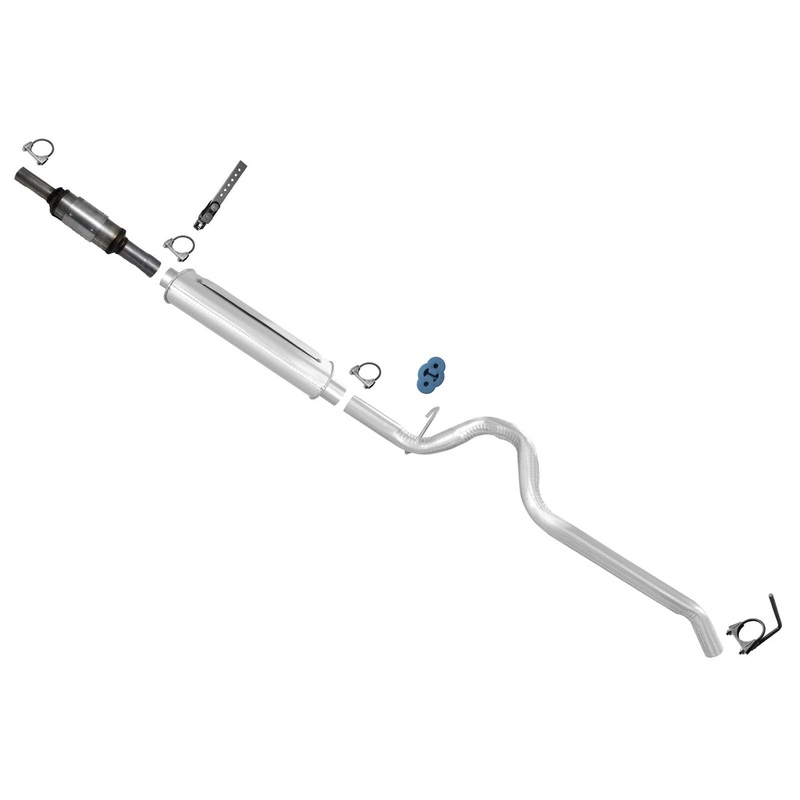 Muffler and Converter Exhaust 1996-2000 for Jeep Cherokee Made In USA