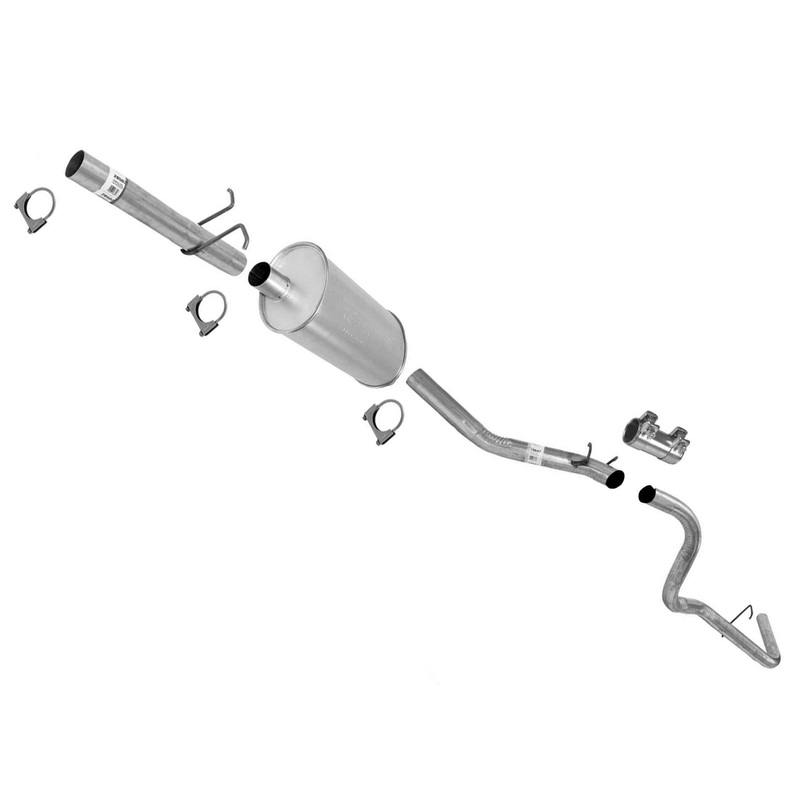 Muffler Exhaust Pipe System Direct Fit For 95-1997 Dodge Ram 135 Inch Wheel Base