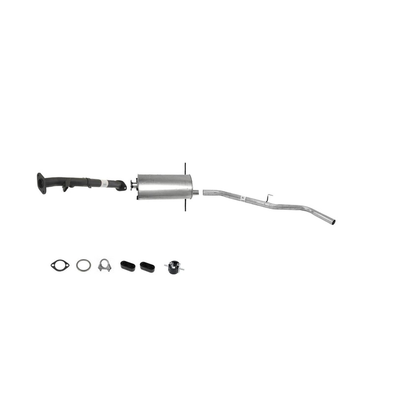 Muffler Exhaust System Federal Emissions Extended Cab Fits 99 Frontier 2.4L