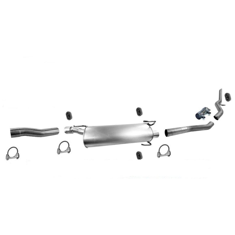 Muffler Exhaust System for Dodge Ram 2500 5.7L 2003-2009 w 140.5 Inch Wheelbase
