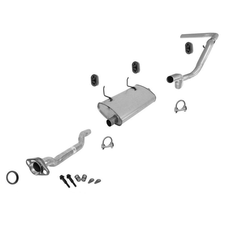 Muffler Tail Pipe Exhaust for Ford Ranger 3.0 4.0 Only 98-03 with 126" Wheelbase