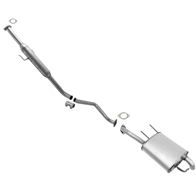 Rear Muffler Exhaust System Cataytic Conveter Back For 2004-06 Hyundai Elantra