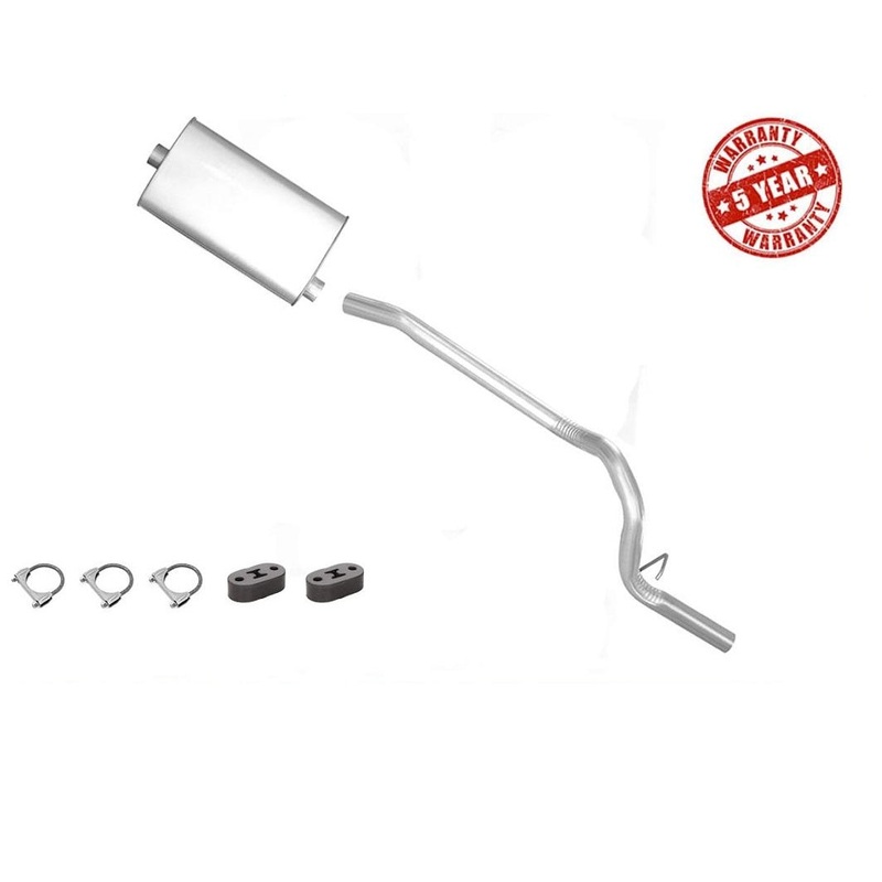 100% NEW Middle Muffler and Tail Pipe MADE IN USA for Jeep Cherokee 4.0L 87-92