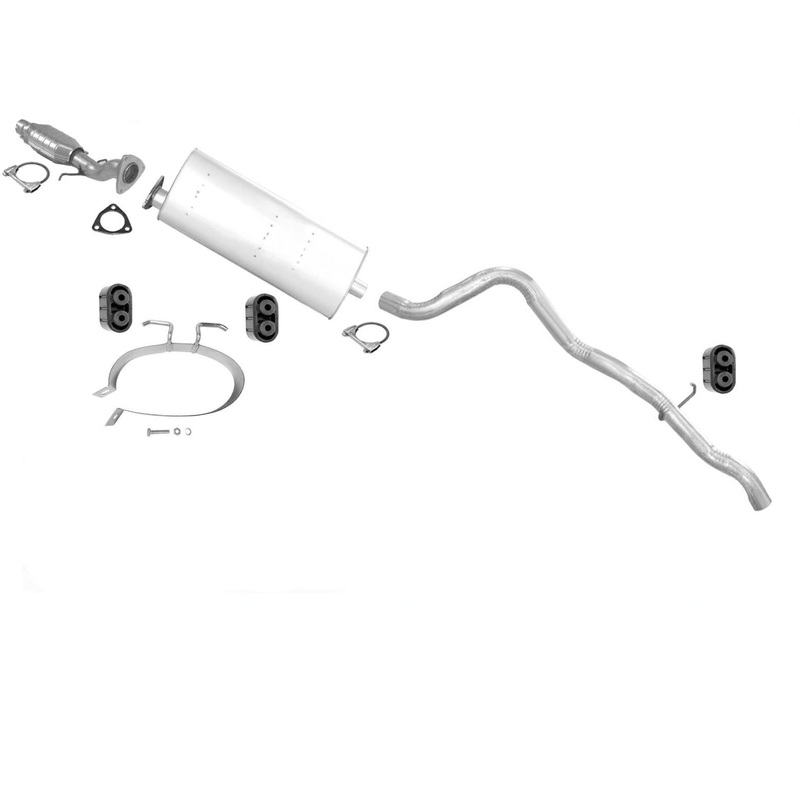 1995 S10 Blazer 4Dr 4.3L Muffler and Converter Exhaust