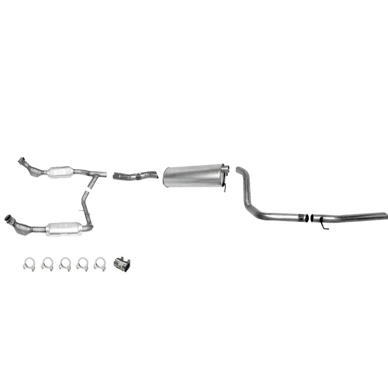 99-00 5.4L Expedition 4x4 Exhaust System 2 Catalytic Converter Must Ck Info