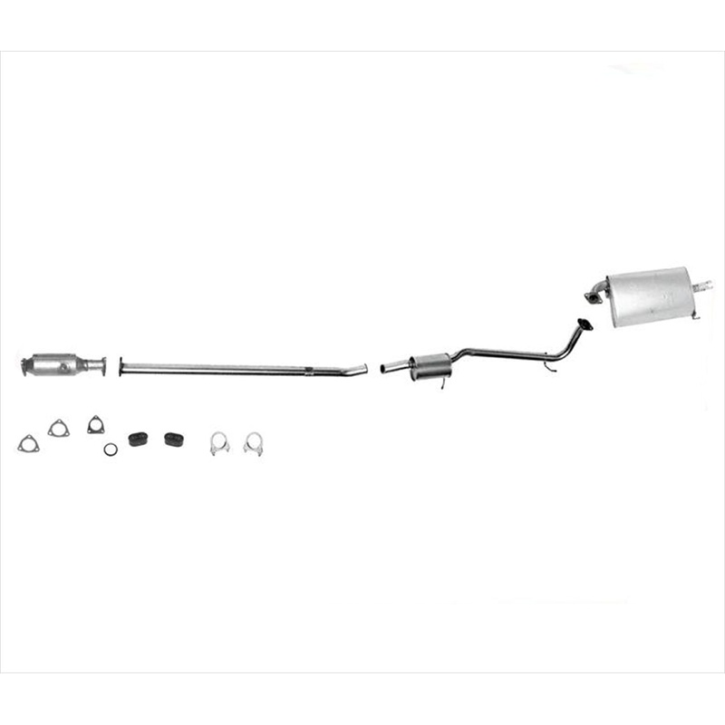 Converter Resonator Muffler Exhaust System For Honda Accord 1998-2002 2.3L 4Door