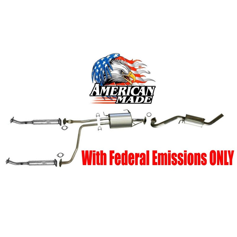 Exhaust System for Nissan Pathfinder 96-00 With Federal Emissions READ LABEL