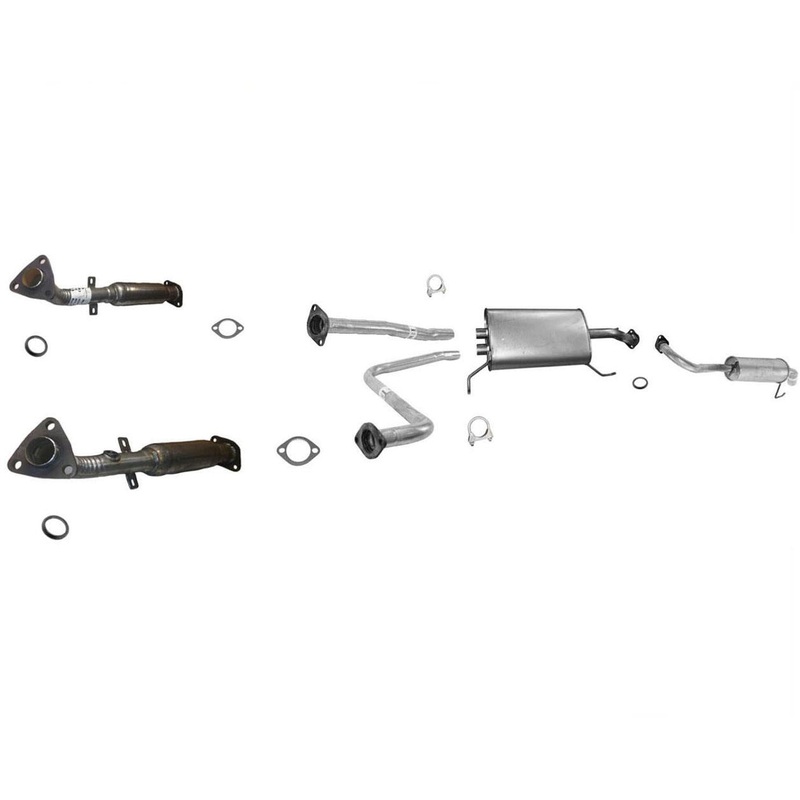 Exhaust System Resonators Muffler For Nissan Pathfinder 3.5L 2002 2003 2004