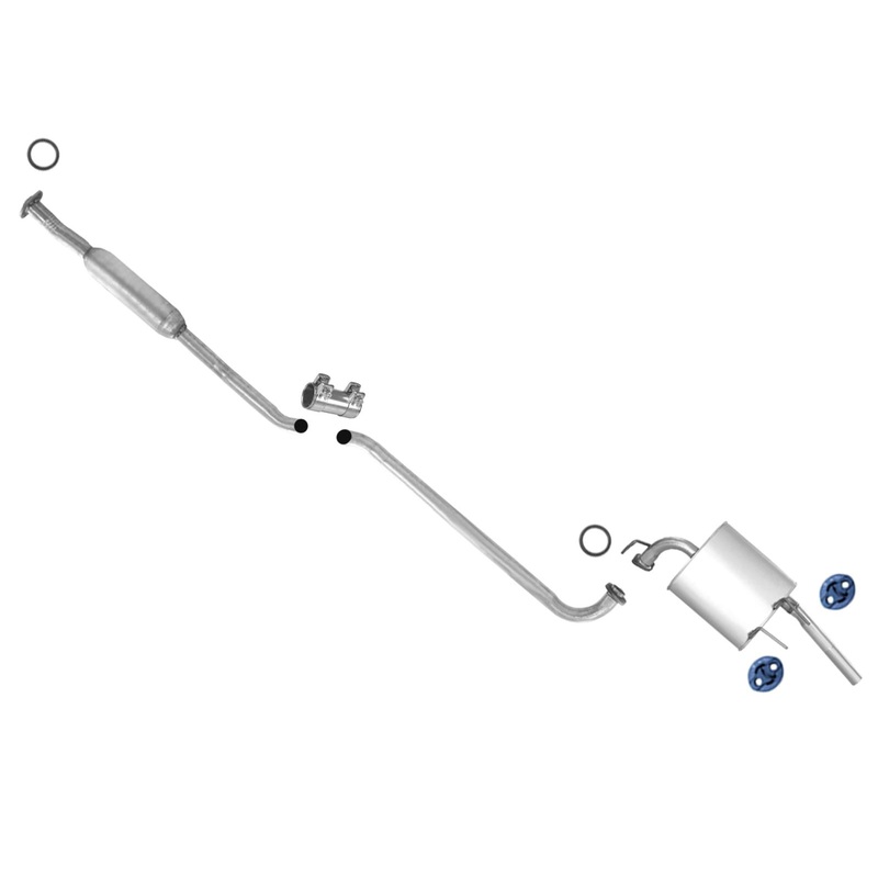 Extension Resonator Pipe & Muffler For Toyota Corolla 1.6L 1993 1994 1995