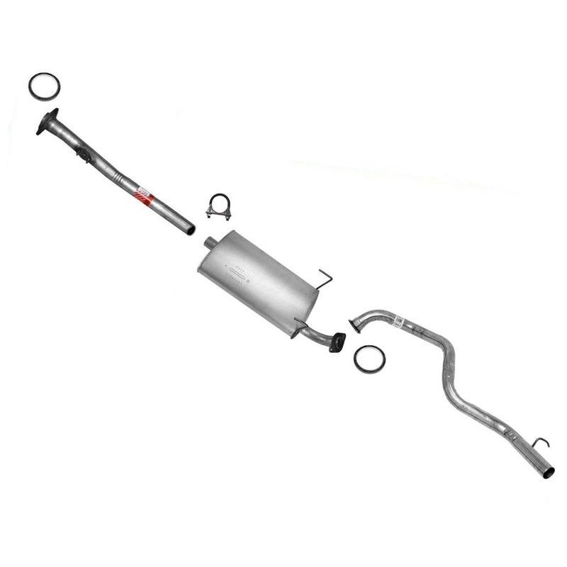 Federal Emissions Exhaust System Muffler Pipes For Toyota 4 Runner 2.7L 1996-99