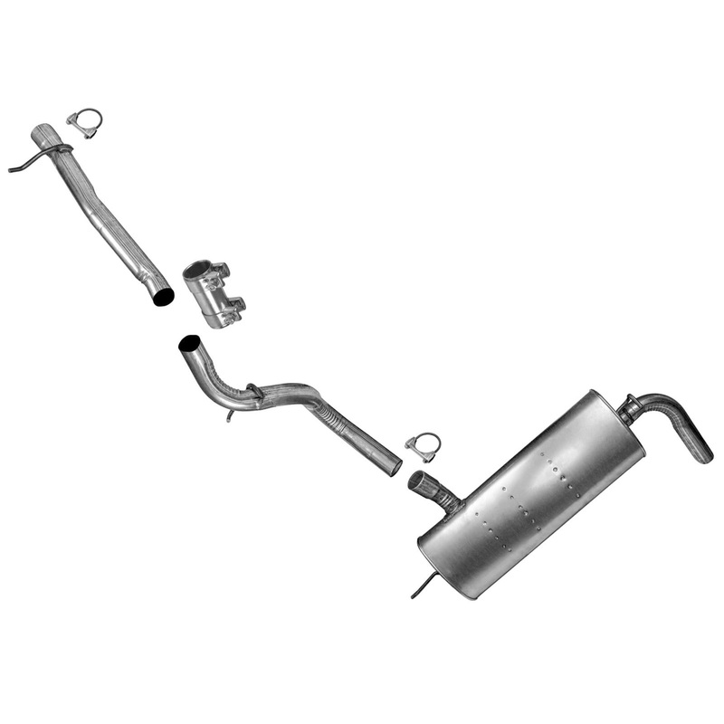 Fits 2007-2011 2 Door Wrangler 3.8L Muffler Pipe Exhaust System Made in USA