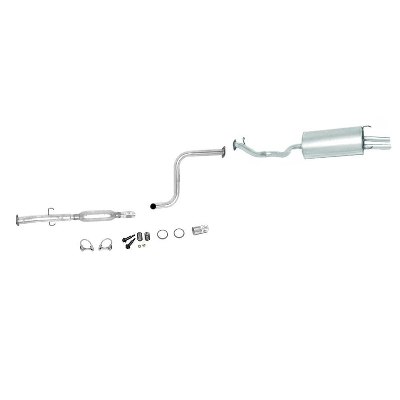 Fits For 1992 1993 Fits Honda Accord EX SE Muffler Resonator Exhaust System