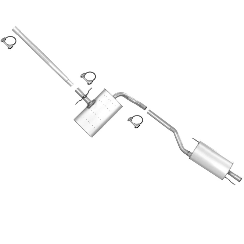 Fits For 93-95 Jetta GL GLS GT 2.0L ABA Engine OE Style Muffler Exhaust System