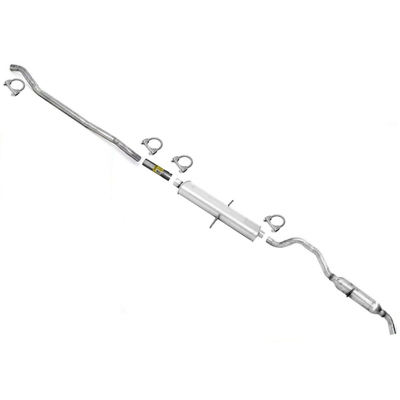 For 01-07 Town & Country 3.3 119 Wheel Base No Stow Muffler Exhaust System USA
