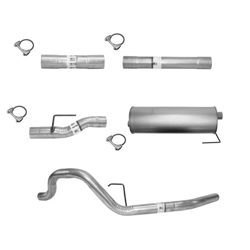 for 05-08 F150 4.6L 5.4L Exhaust System 126 & 133 Wheel Base No Harley Edition