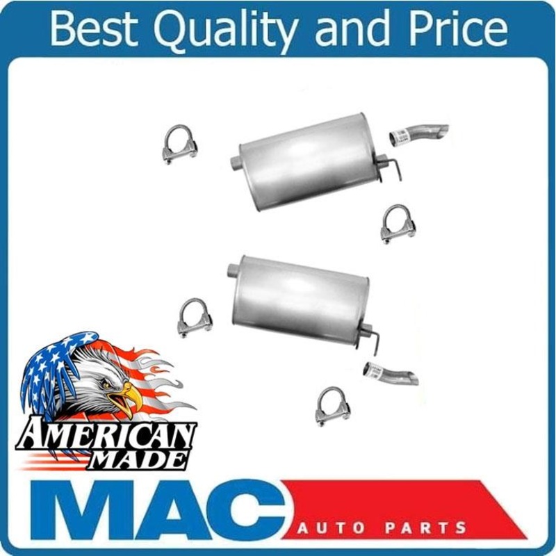 for 96-99 Taurus Sedan & Wagon 24V DOHC Vin S Dual Rear Mufflers & Spouts