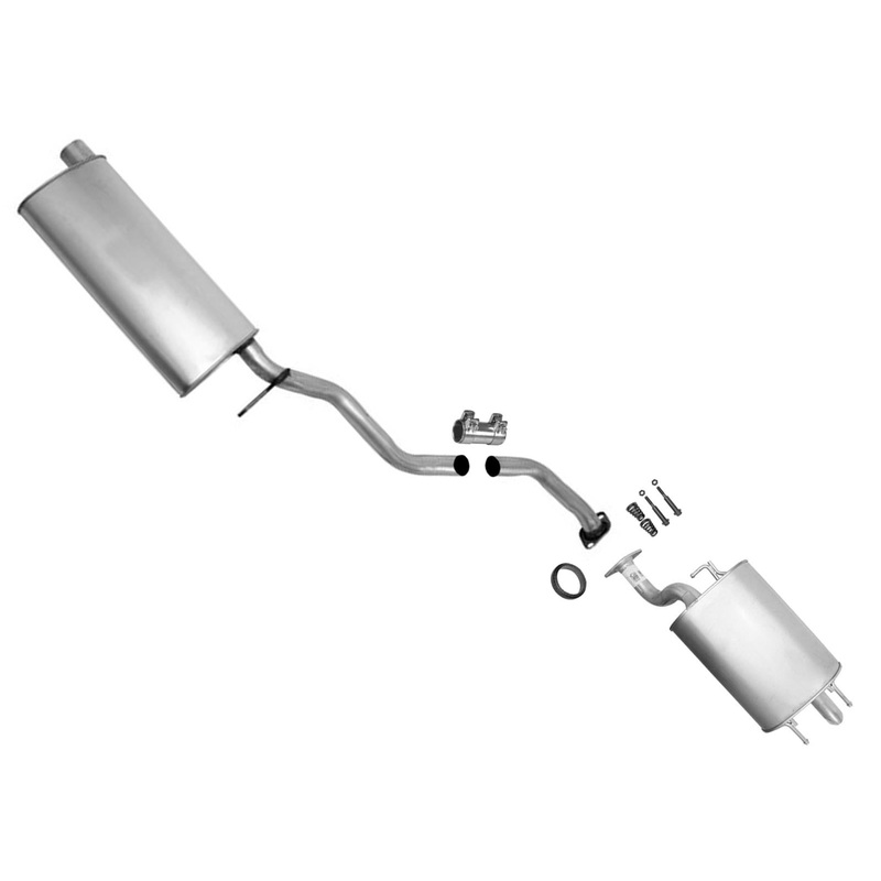 for 99-03 Lexus RX300 Middle Muffler Rear Muffler Exhaust System Welding Req.