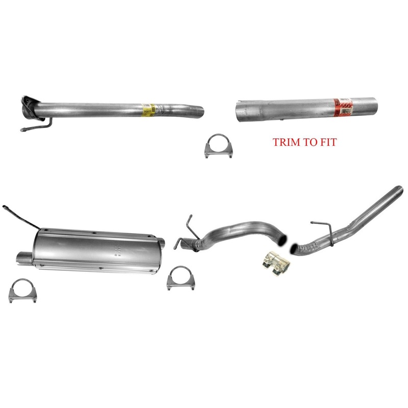 For Ford 08-10 F250 Super Duty 5.4L Exhaust System Muffler Tail Pipe