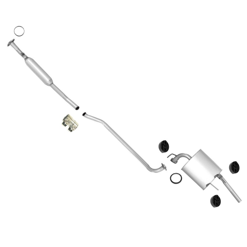Middle Resonator & Muffler For Toyota Corolla & Geo Prizm 1.8L 1995 1996 1997