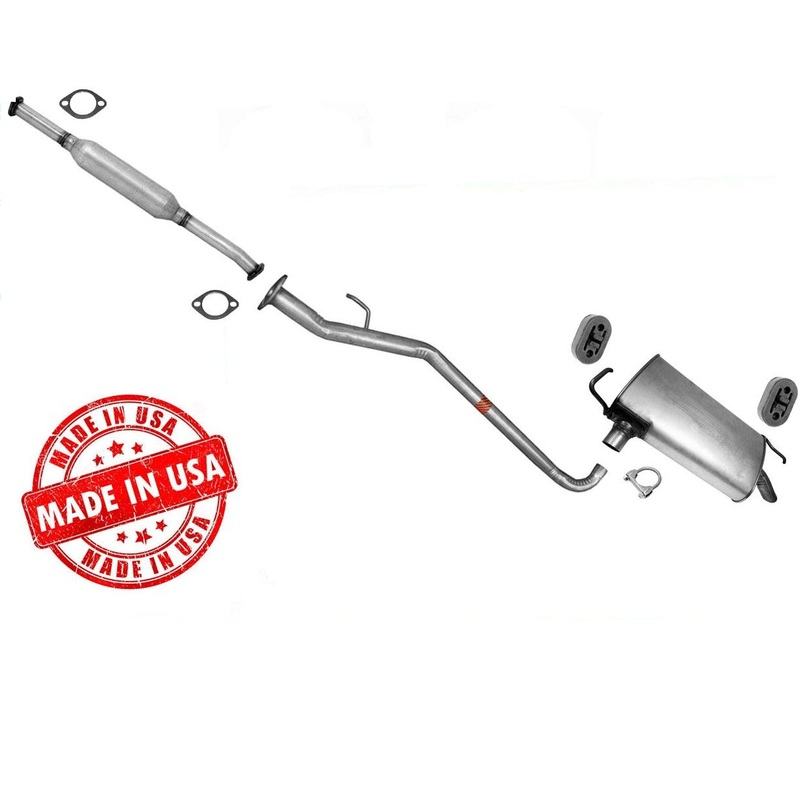 Middle Resonator & Rear Muffler Exhaust System 54667 55506 21562 For Kia Optima