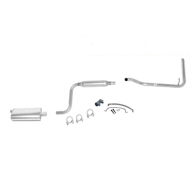Muffler Resonator Tail Pipe Exhaust System For 1991-1995 Dodge Caravan 3.0L 3.3L