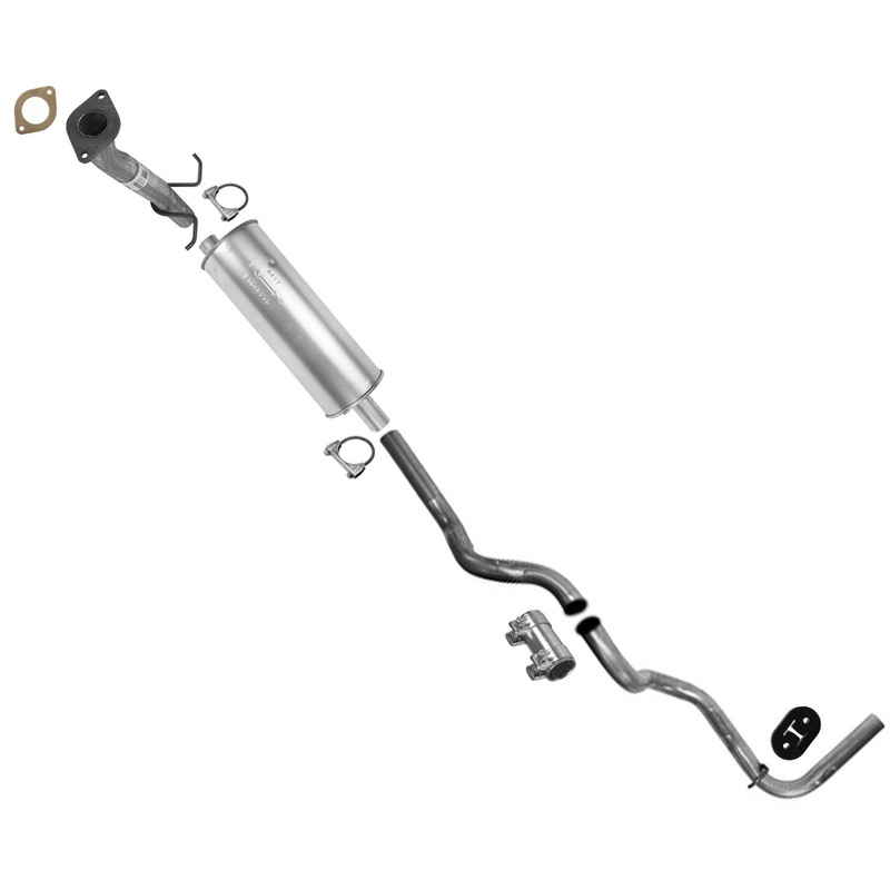 Muffler Tail Pipe Exhaust For 1986 1988 1989 Ranger 2.0L 2.3L w/ 114" Wheelbase