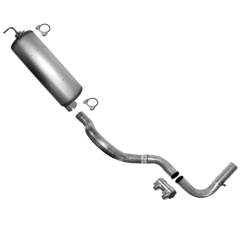 Muffler Tail Pipe Exhaust For 94-97 Dodge Ram 2500 3500 5.9L Cummins Diesel