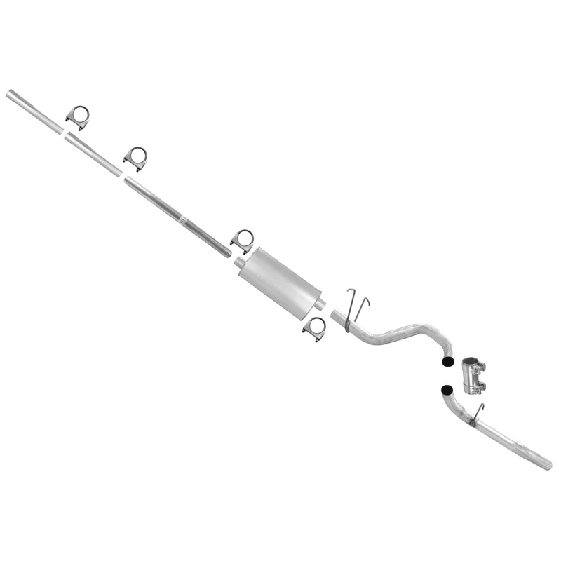 Muffler Tail Pipe Exhaust System For Ford F-150 Pick Up 1999 2002 2004 4.2L V6