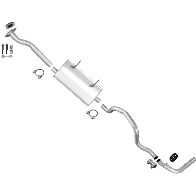 Muffler Tail Pipe Exhaust System for Ford Ranger 1995 1997 with 108" Wheelbase