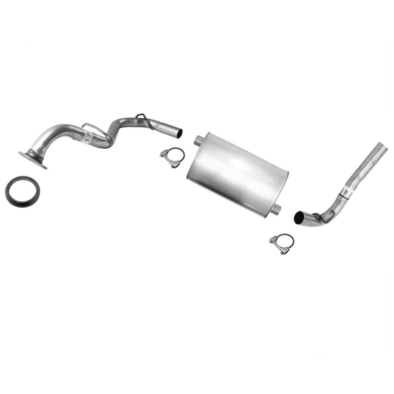 Rear Exhaust Muffler With Gasket Fits 05-08 Toyota Matrix Front Wheel Drive