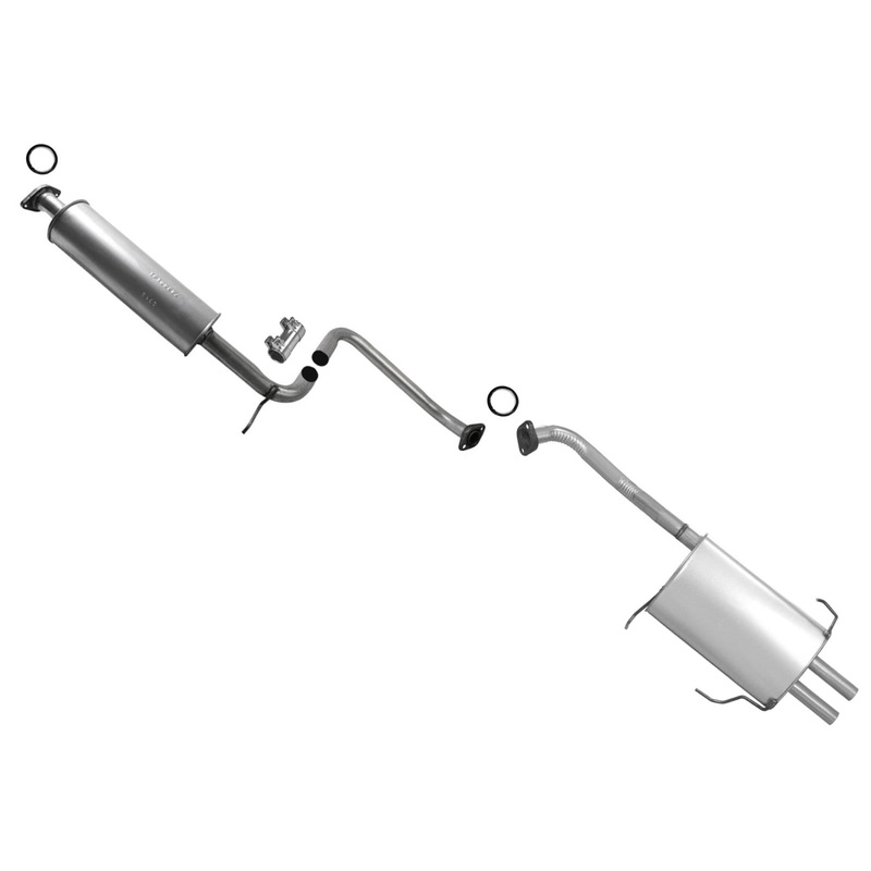 Resonator Pipe and Muffler for Nissan Maxima 2000 with Federal Emissions